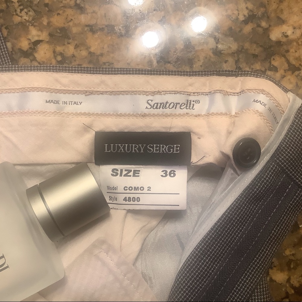 Beautiful wool slacks by Santorelli.